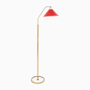 Floor Lamp in Brass, Italy, 1950s-UPW-1736030