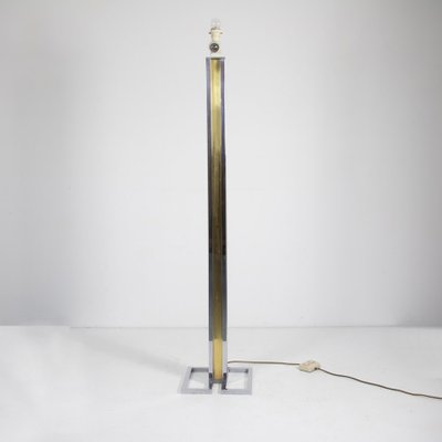 Floor Lamp in Chromed Steel and Polished Brass-SXX-1077243