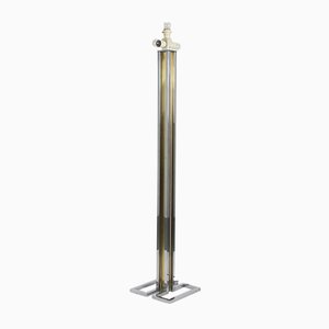 Floor Lamp in Chromed Steel and Polished Brass-SXX-1077243