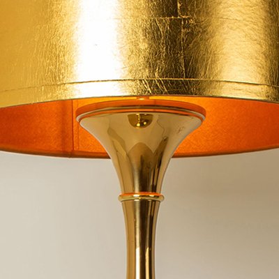 Floor Lamp in Gold by Ingo Maurer for Design M, Germany, 1968, Set of 2-VDW-1287204