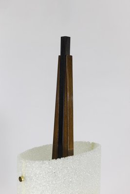 Floor Lamp in Granite Resin and Wood, 1950s-CEJ-703774