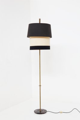 Floor Lamp in Marble and Brass attributed to Angelo Ostuni, 1960s-RCE-1422946