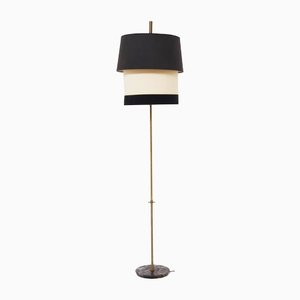 Floor Lamp in Marble and Brass attributed to Angelo Ostuni, 1960s-RCE-1422946