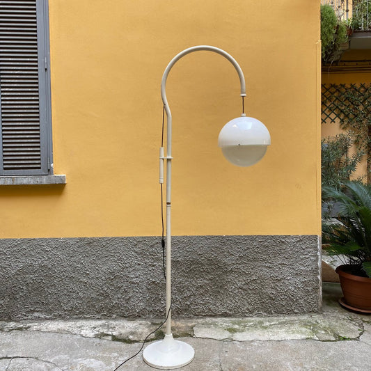 Floor Lamp in Metal and Acrylic Glass by Luigi Bandini Buti for Kartell, Italy, 1960s