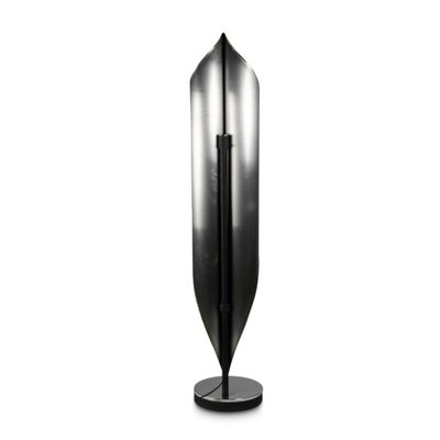 Floor Lamp in Polished and Brushed Metal, 1970s-CEJ-1702353