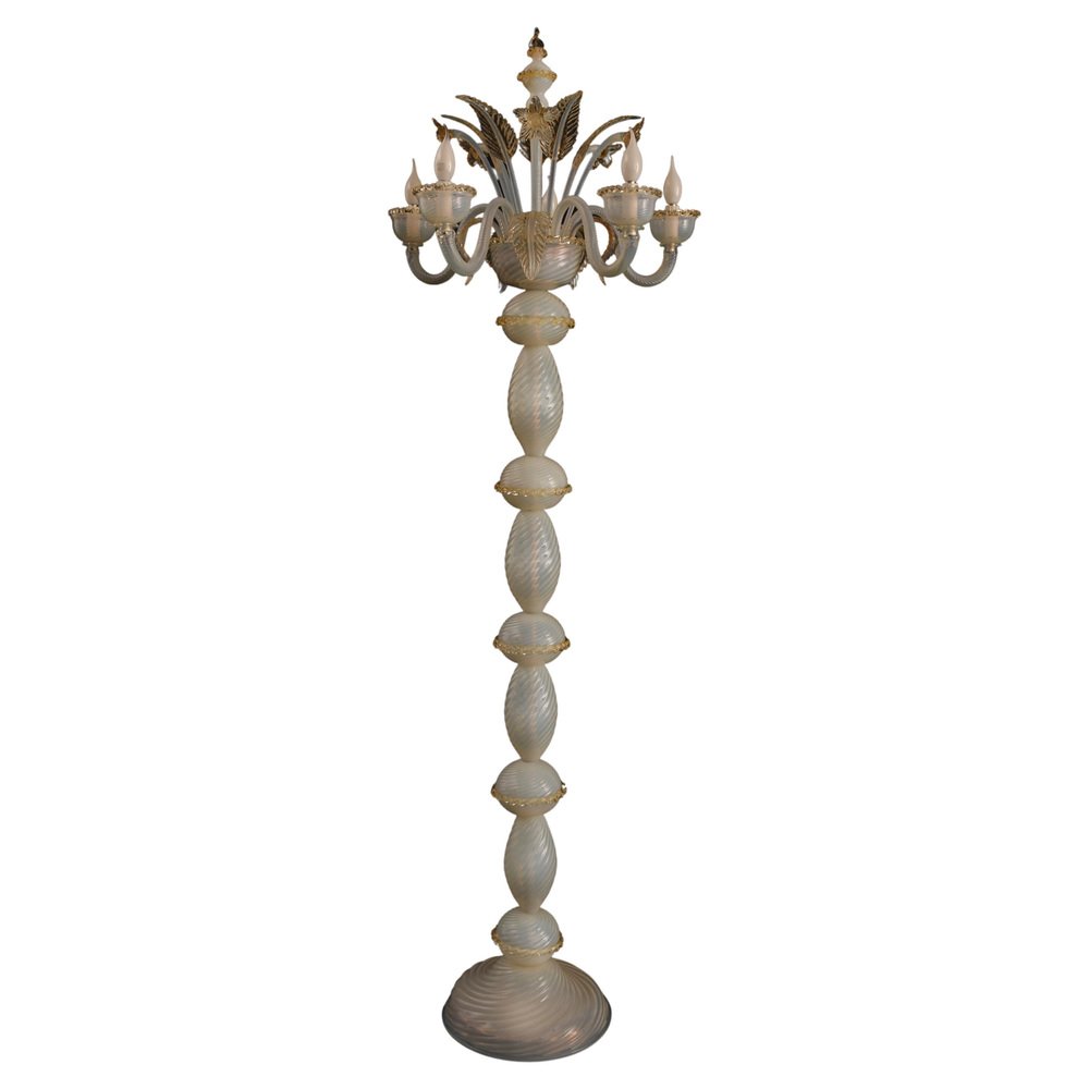 Floor Lamp in Precious Murano Glass