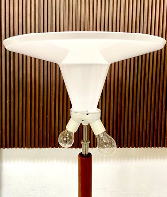 Floor Lamp in Solid Teak with integrated Uplight from Domus, 1960s-JP-1368497