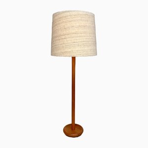 Floor Lamp in Solid Teak with integrated Uplight from Domus, 1960s-JP-1368497