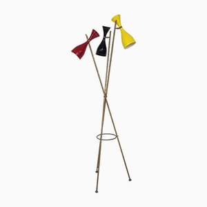 Floor Lamp in the Style of Arredoluce, Italy, 1960s-ZO-1425500