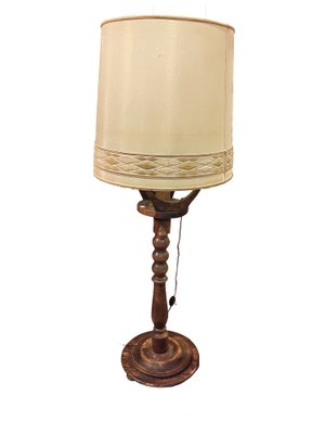 Floor Lamp in Walnut, 19th Century-ZFY-1736771