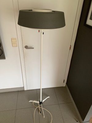 Floor Lamp in White & Gray by Niek Hiemstra for Hiemstra Evolux, 1960s-XQY-974481