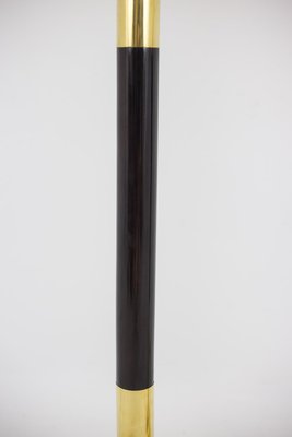 Floor Lamp in Wood and Gilt Brass, 1970s-CEJ-673408