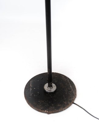 Floor Lamp of Chrome and Black Painted Metal, 1970s-UY-1005731