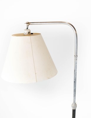 Floor Lamp of Chrome and Black Painted Metal, 1970s-UY-1005731