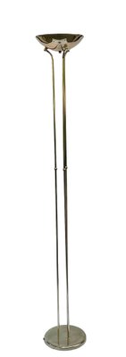 Floor Lamp on Three Legs in Gilded Brass-FSD-1311311