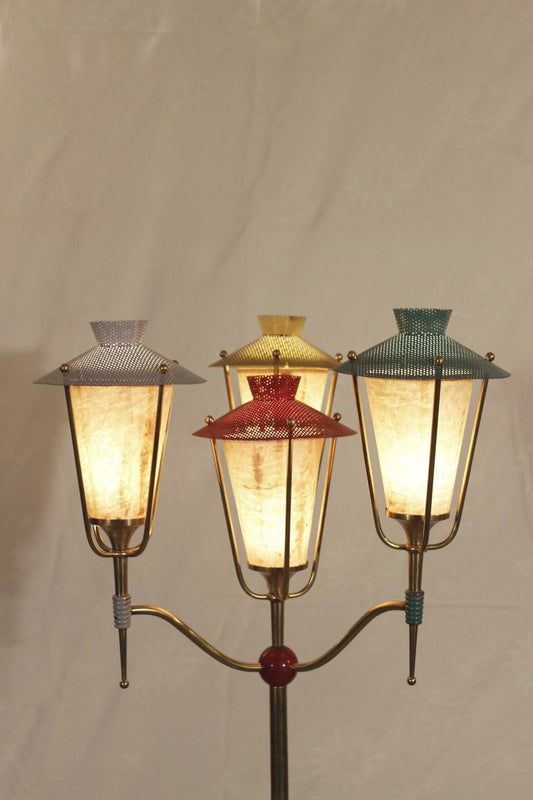 Floor Lamp Post from Arlus, France, 1950s