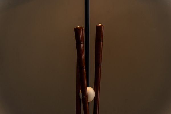 Floor Lamp with 3 Golf Rackets, Italian, 1950s-SPD-1705174