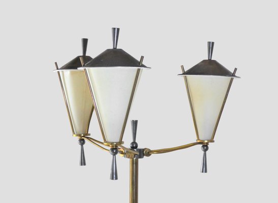 Floor Lamp with 3 Lights, 1950s-DQG-1063935