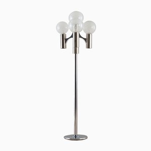 Floor Lamp with 4 Murano Glass Shades by Gaetano Sciolari for Sciolari, 1970s-UE-890380