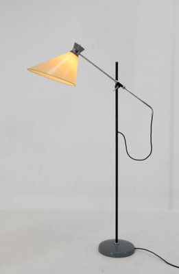 Floor Lamp with Adjustable Parchment Shade, 1960s-TZ-1364725