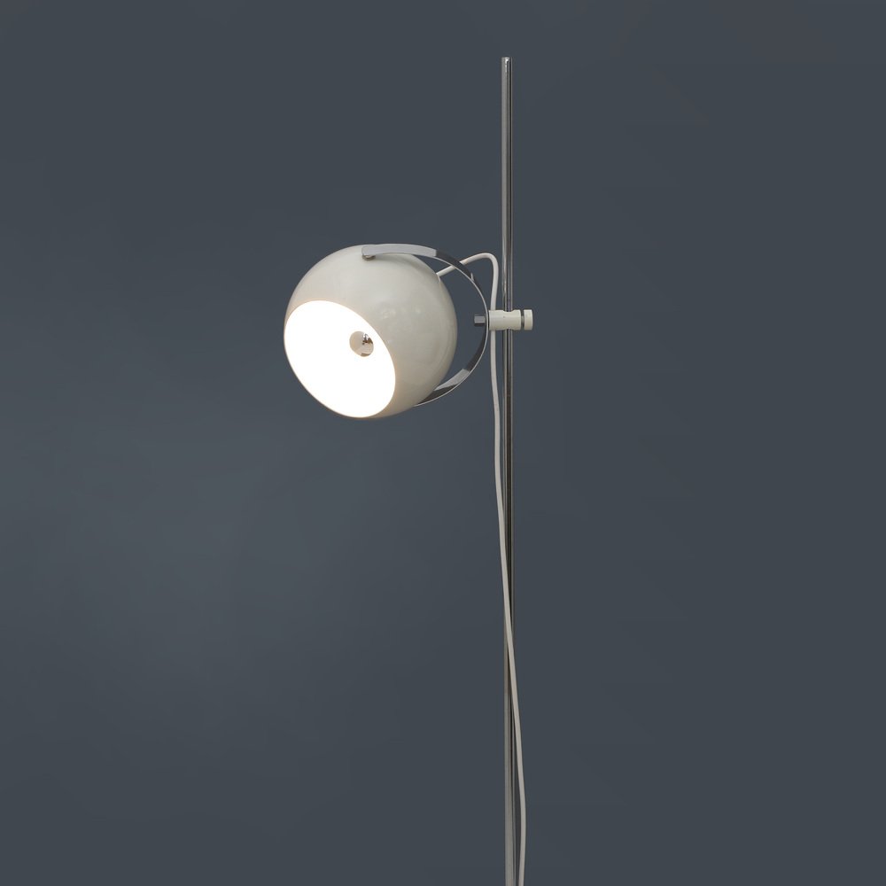 Floor Lamp with Adjustable Reflector, 1960s