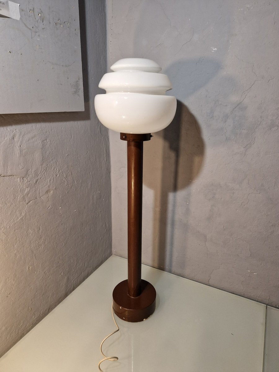 Floor Lamp with Cast Iron Base by Roberto Pamio for Leucos, 1960s