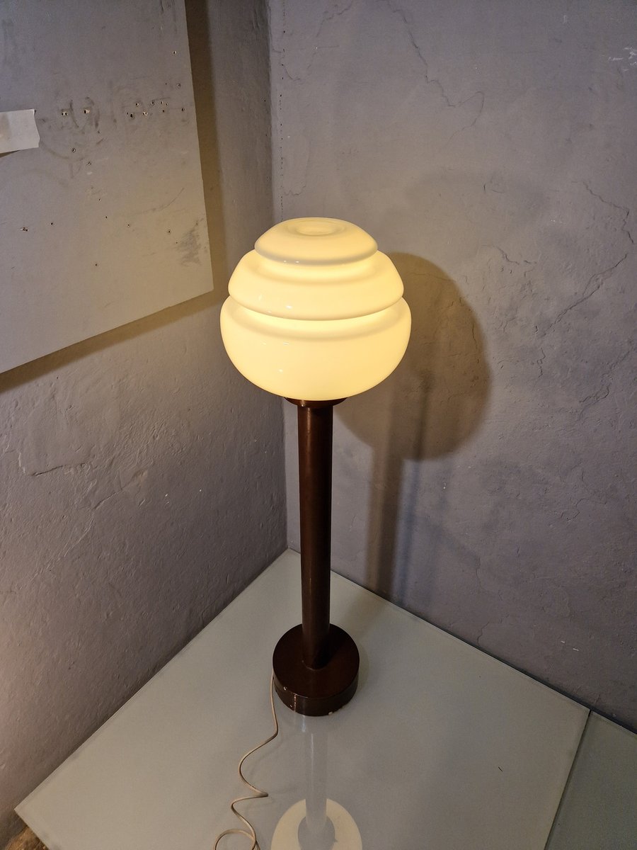 Floor Lamp with Cast Iron Base by Roberto Pamio for Leucos, 1960s