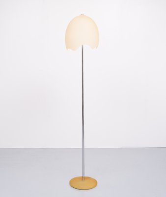 Floor Lamp with Eggshell Shade, 1980s-GCG-1016559