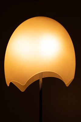 Floor Lamp with Eggshell Shade, 1980s-GCG-1016559