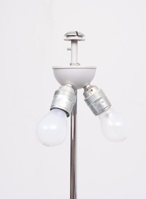 Floor Lamp with Eggshell Shade, 1980s-GCG-1016559