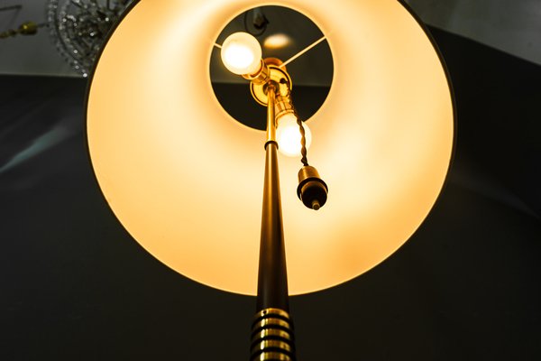 Floor Lamp with Fabric Shade by J. T. Kalmar, Vienna, Austria, 1950s-SPD-1768750