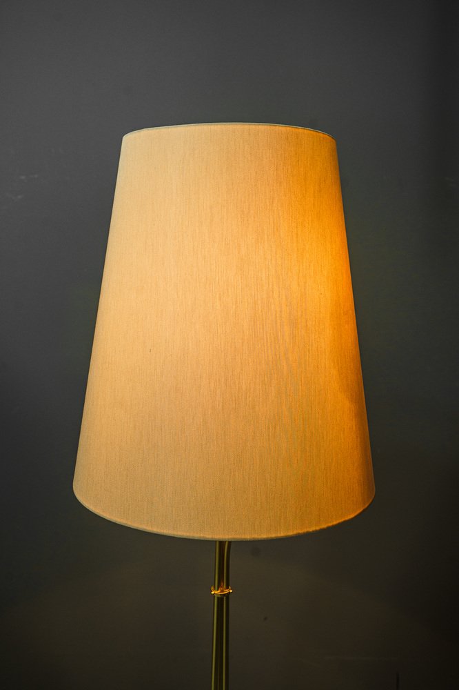 Floor Lamp with Fabric Shade from Rupert Nikoll, Vienna, 1960s