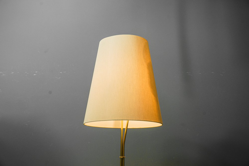 Floor Lamp with Fabric Shade from Rupert Nikoll, Vienna, 1960s