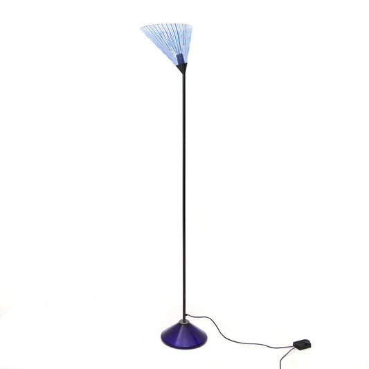 Floor Lamp with Glass Base and Diffuser by Carlo Bartoli for Antonangeli, 1980s