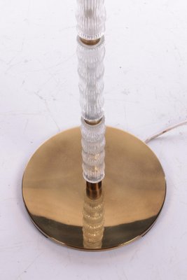 Floor Lamp With Glass Tubes & Brass Details, 1960s-EZZ-1192250