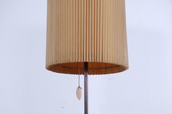 Floor Lamp with Pleated Lampshade, 1950s-XSG-838424