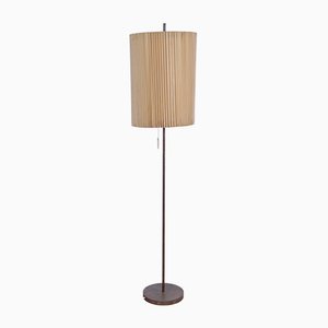 Floor Lamp with Pleated Lampshade, 1950s-XSG-838424