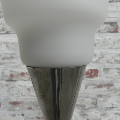 Floor Lamp with Round Shade, 1960s-TL-827422