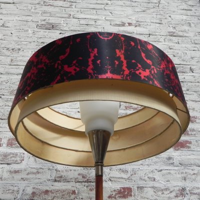 Floor Lamp with Round Shade, 1960s-TL-827422