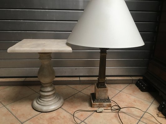 Floor Lamp with Table, 1970s-WQQ-560230