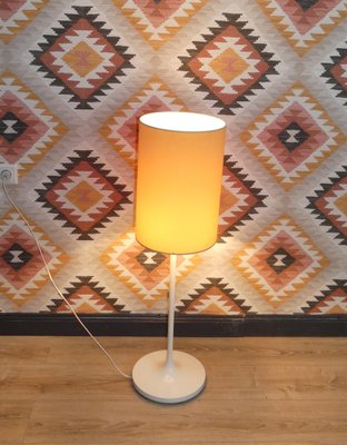 Floor Lamp With White Beige Tulip Foot, 1970s-AFE-1297266