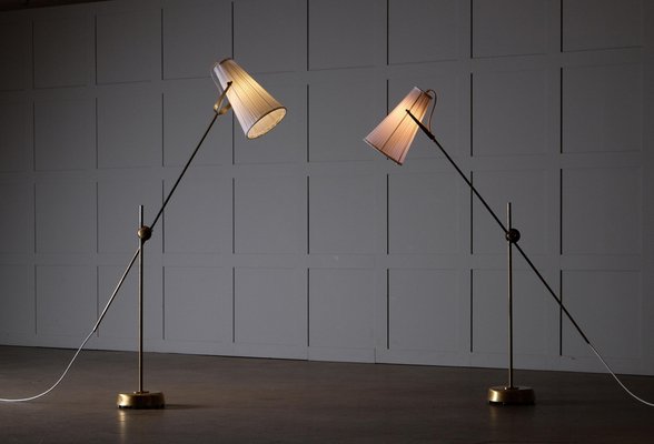 Floor Lamps attributed to Hans Bergström, 1950s, Set of 2-QU-1757408