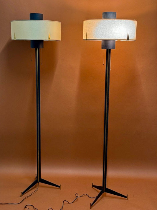 Floor Lamps from Arlus, France, 1950s, Set of 2