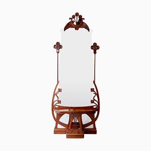 Floor Mirror with a Console from Jugendstil-WMV-1127132