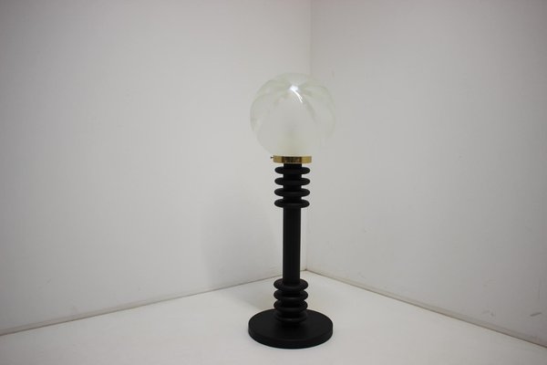 Floor Wood Lamp, Germany, 1970s-TZ-1185410