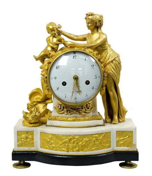 Flora Mit Amor Clock, Paris, 1780