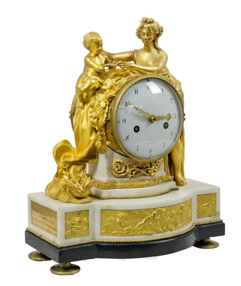 Flora Mit Amor Clock, Paris, 1780