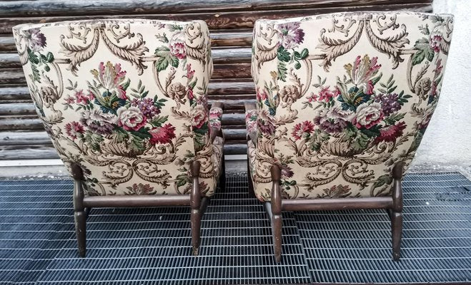 Floral Armchairs, Set of 2-RAQ-1079257