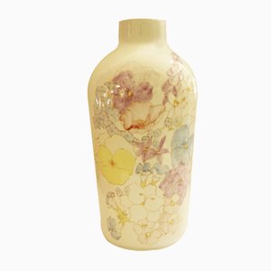 Floral Ceramic Vase from Ernestine Salerno, 1950s-TKR-874451