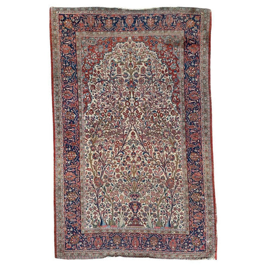 Floral Kashan Rug, 1920s